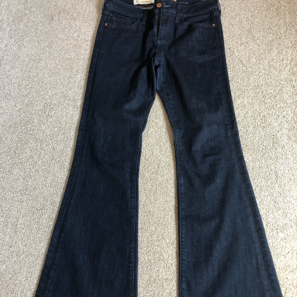 Flare dark washed jeans